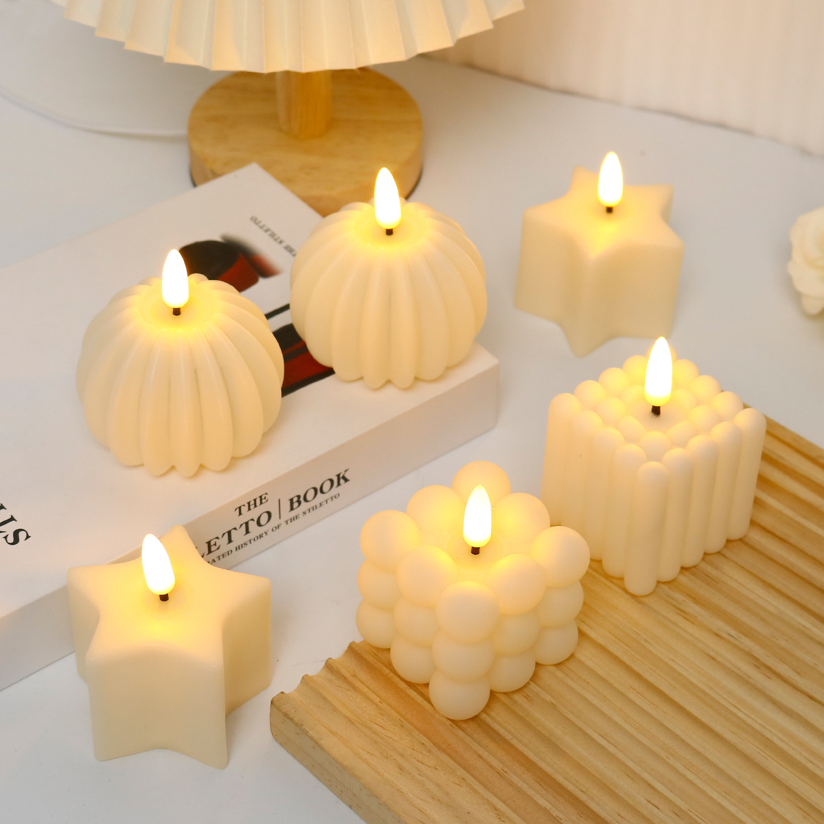 Photography And Lighting - Lilin LED Kubus untuk Dekorasi Pernikahan,