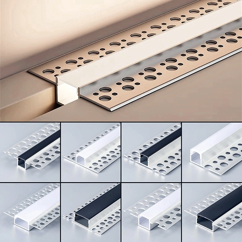 Diffusion Material Roll - Profil Aluminium LED Tepi Langit-langit Tanpa
