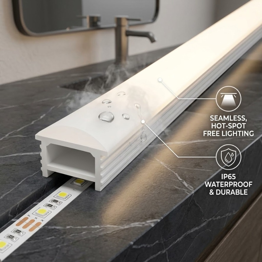 Diffusion Material Roll - Lampu Neon LED Fleksibel WS2811 WS2812B