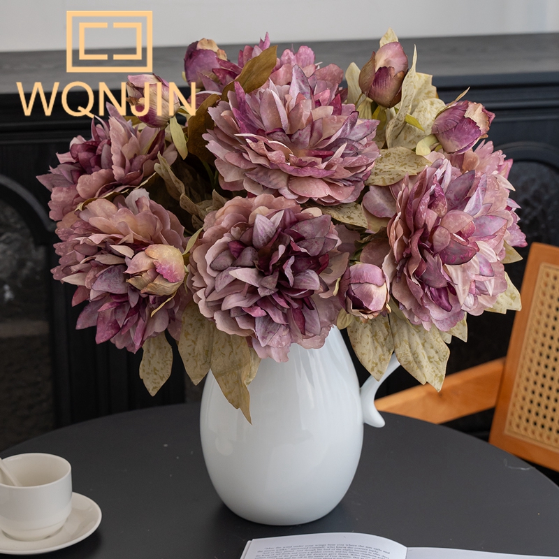 Photography Artificial Lighting - 1 Buah Bunga Simulasi Peony Besar