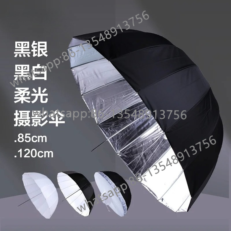 Parabolic Umbrella Deep - Payung reflektif parabola dalam kombinasi fotografi