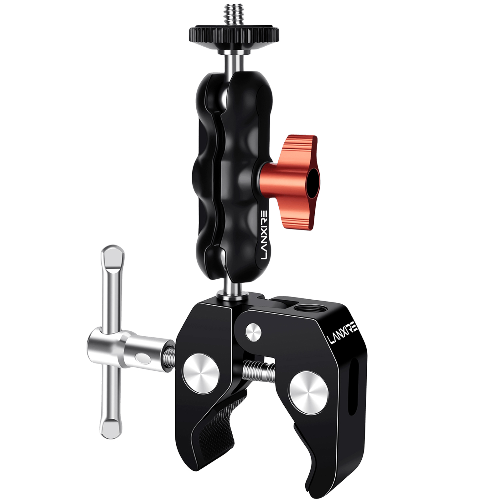 Photography Lighting Rig - Lanxire Super Clamp Camera Mount Double