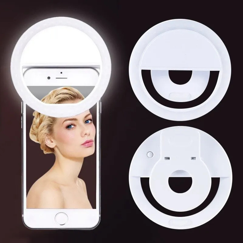Photography Lighting Wand - Lampu Ring LED swafoto isi ulang