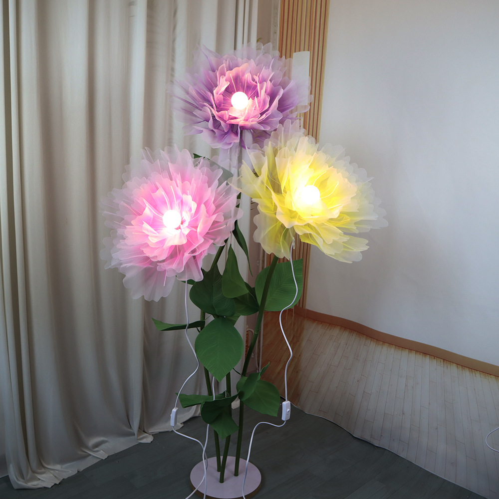 Photography Lighting Layout - Baru 3D bunga lampu kain buatan