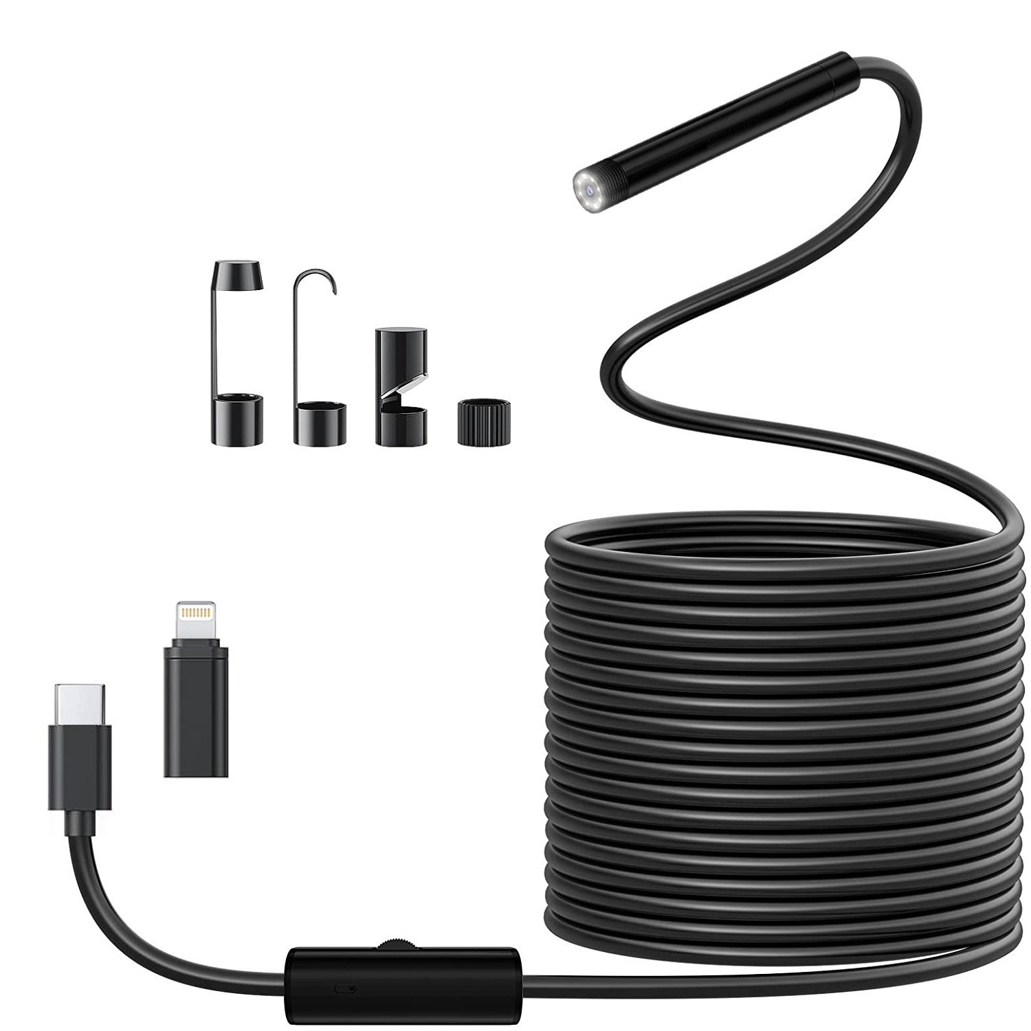 Macro Photography Led Lighting - Endoskopi Industri Lensa 8Mm, Borescope 1920P