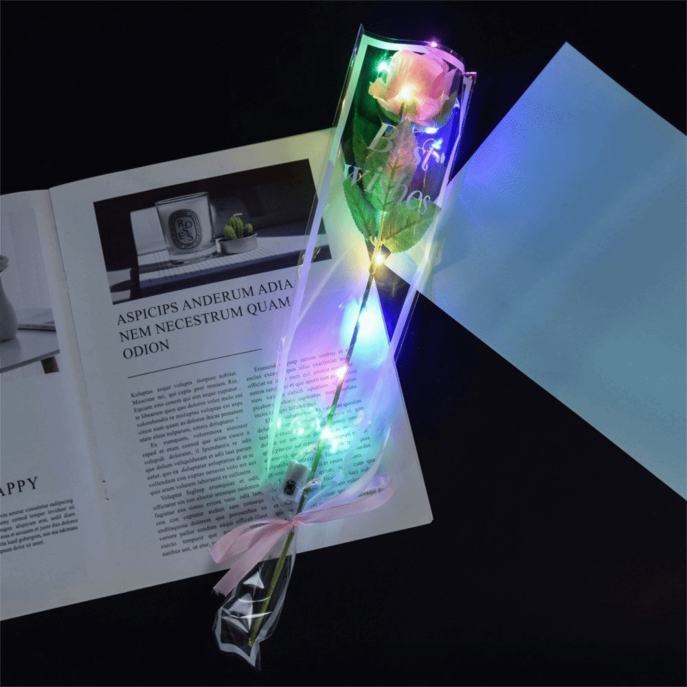 Photography Artificial Lighting - Lampu LED Bunga Mawar Buatan yang