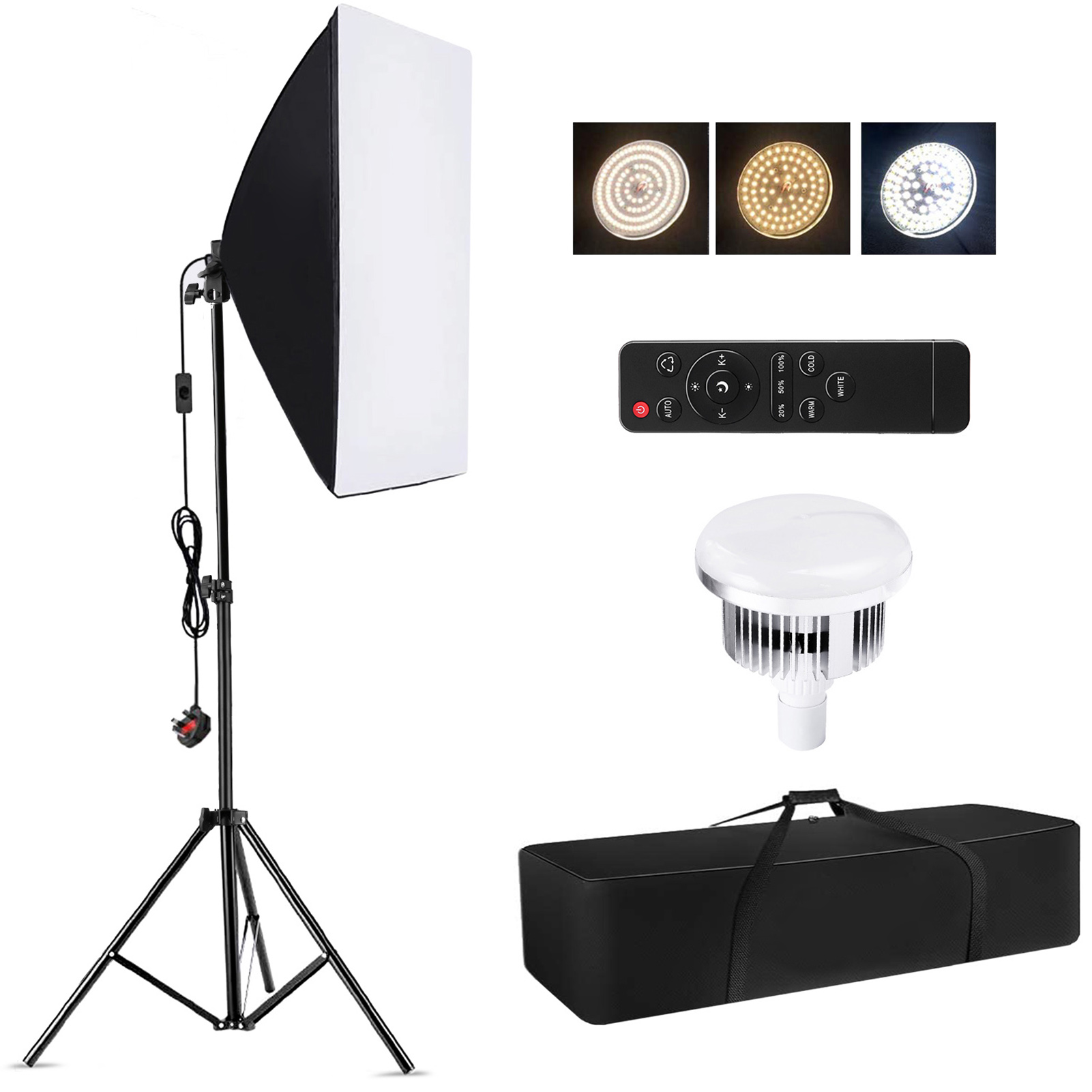 Photography Lighting Set - Camnoon Studio Photography Light kit Softbox