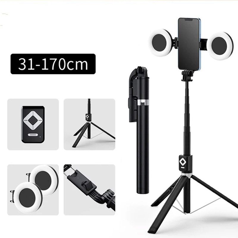 Photography Lighting Wand - Tongsis Tripod Selfie Stick 1.7m yang