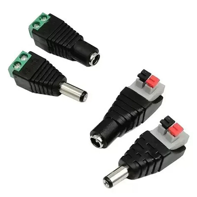 Photography Led Lighting Kit - Konektor DC Betina dan Jantan 2.1X5.5Mm