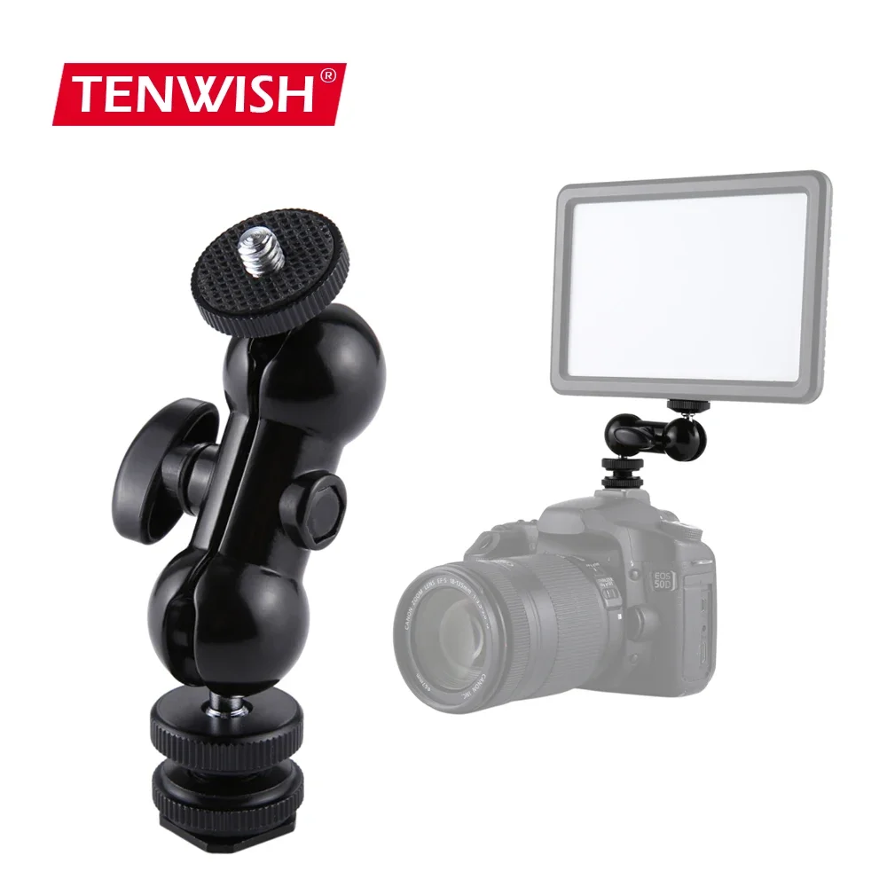 Photography Lighting Rig - Adaptor Hot Shoe dengan Kepala Bola