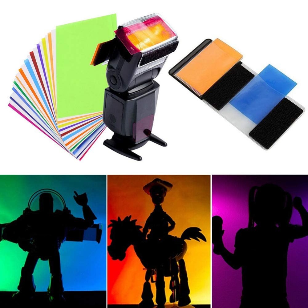 Macro Photography Lighting Kit - Kit Filter Pencahayaan Gel Flash Kamera