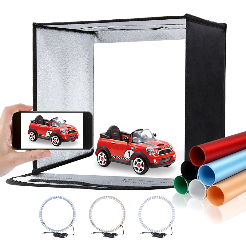Photography Led Lighting Kit - Kotak lampu Studio foto lipat 11.8x11.8