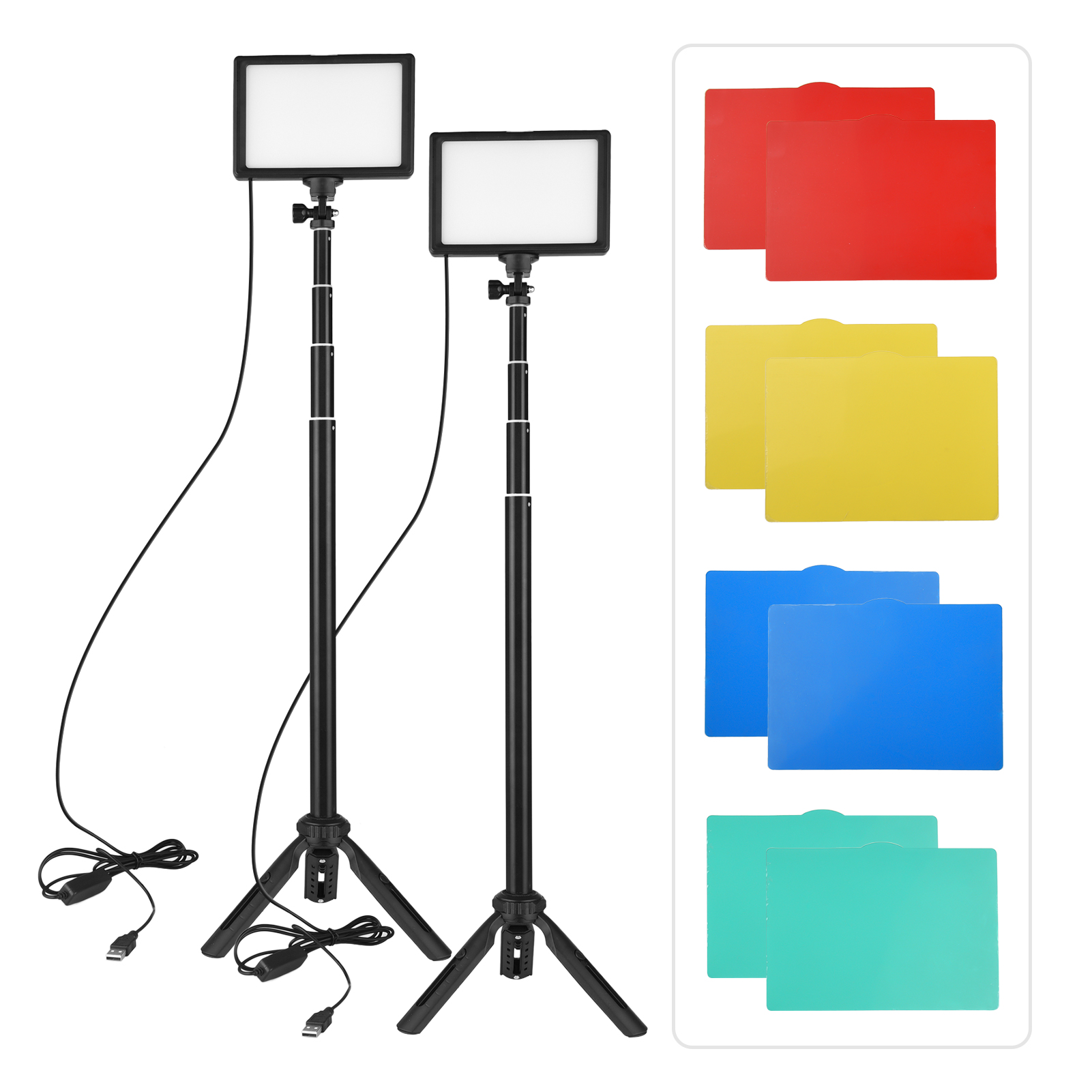 Photography Lighting Uk - Andoer Kit lampu Video LED 2