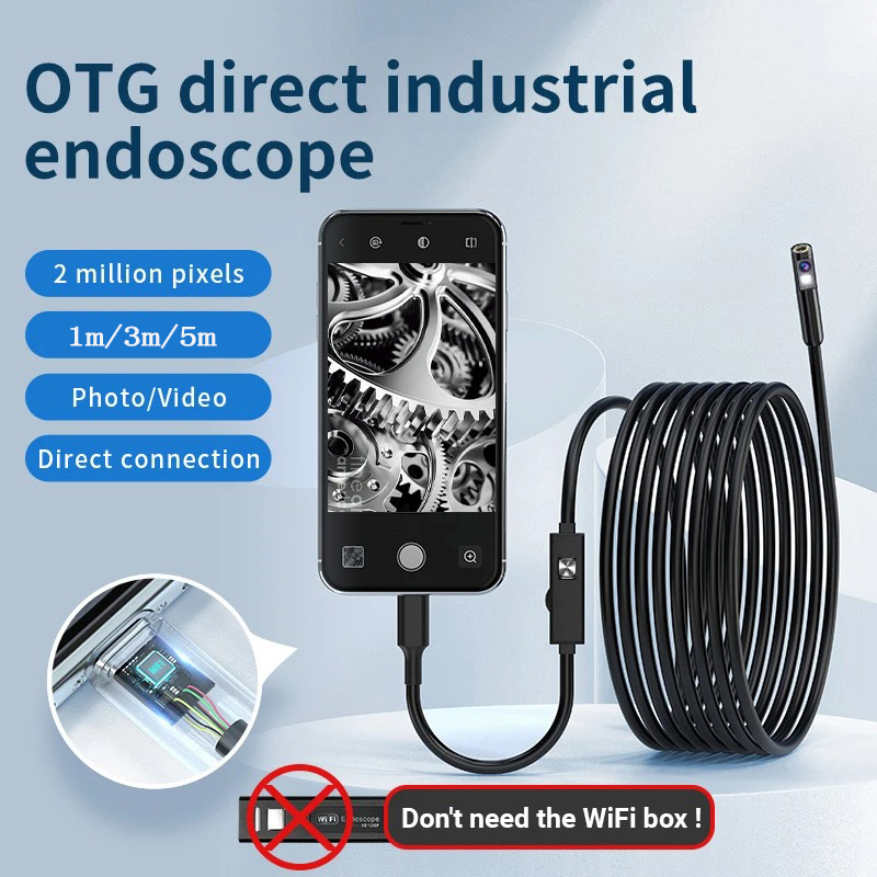 Macro Photography Led Lighting - Kamera Endoskop Lensa Tunggal/Ganda untuk iPhone