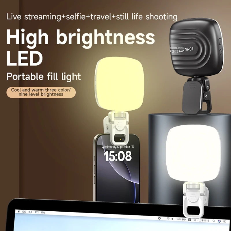Photography Lighting Rig - Lampu Selfie Ponsel 2700K-6500K Lampu Isi