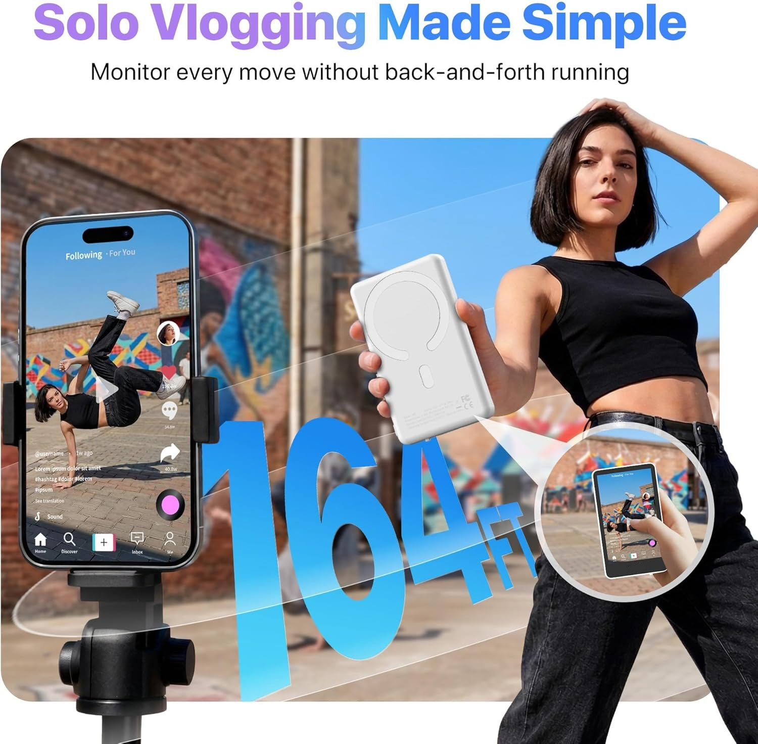 Monitor Selfie 4-inci Layar Se - Photography Lighting Set ulasan dan harga