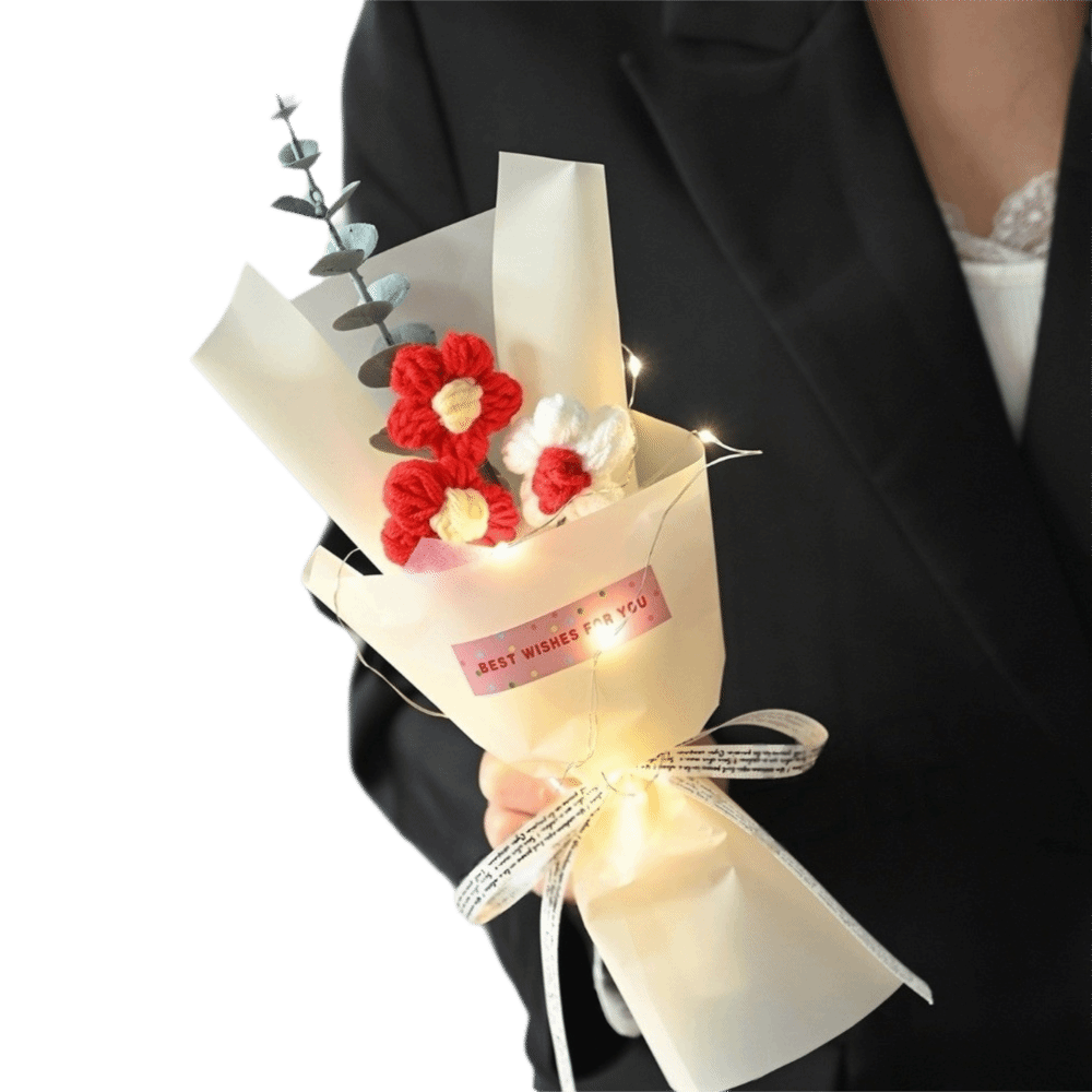 Buket Bunga Rajut Crochet Berc - Photography Artificial Lighting ulasan dan harga