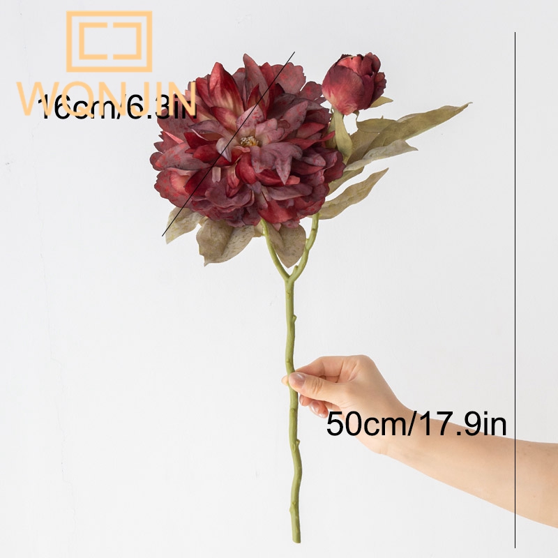 1 Buah Bunga Simulasi Peony Be - Photography Artificial Lighting ulasan dan harga