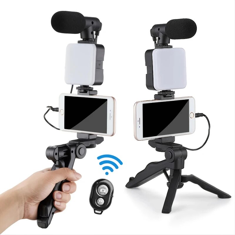 Kit Vlog ponsel pintar dengan  - Photography Led Lighting Kit ulasan dan harga