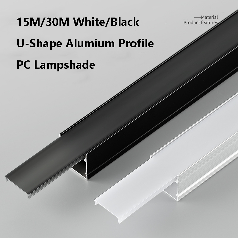 Profil Aluminium Bentuk U Puti - Diffusion Material Roll ulasan dan harga