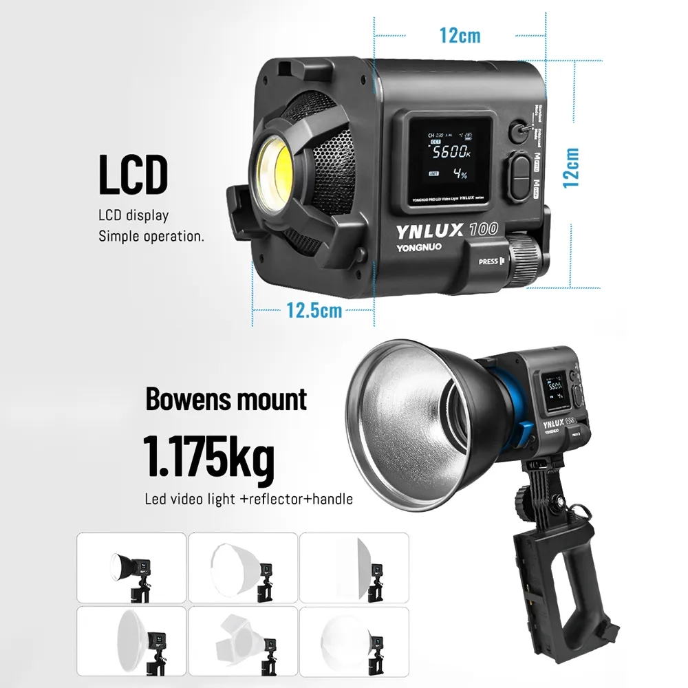 YONGNUO YNLUX100 100W 3200K-56 - Photography And Lighting ulasan dan harga