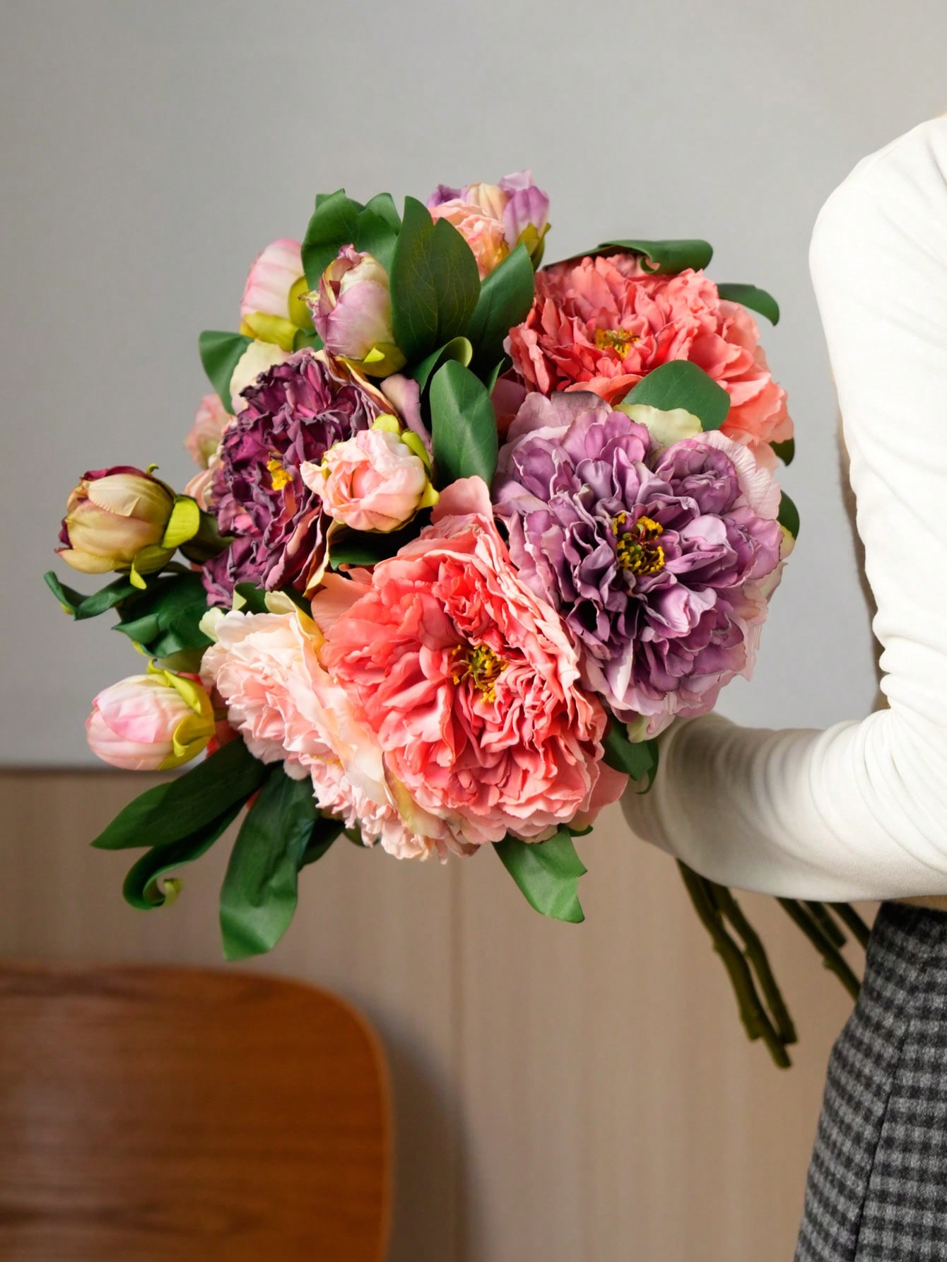 1 Buah Bunga Peony Simulasi Me - Photography Artificial Lighting ulasan dan harga