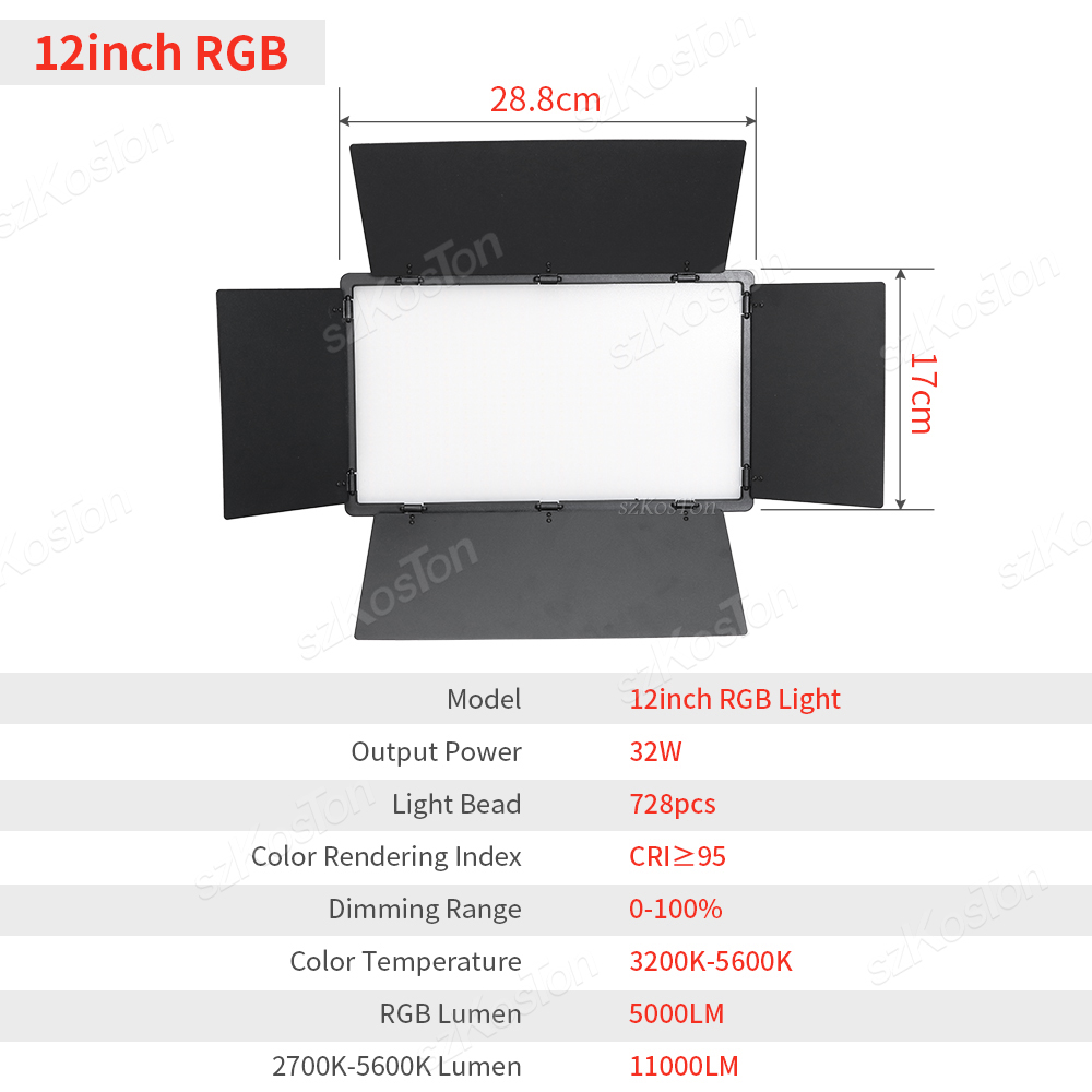 Kit Pencahayaan Video LED RGB  - Photography Lighting Uk ulasan dan harga