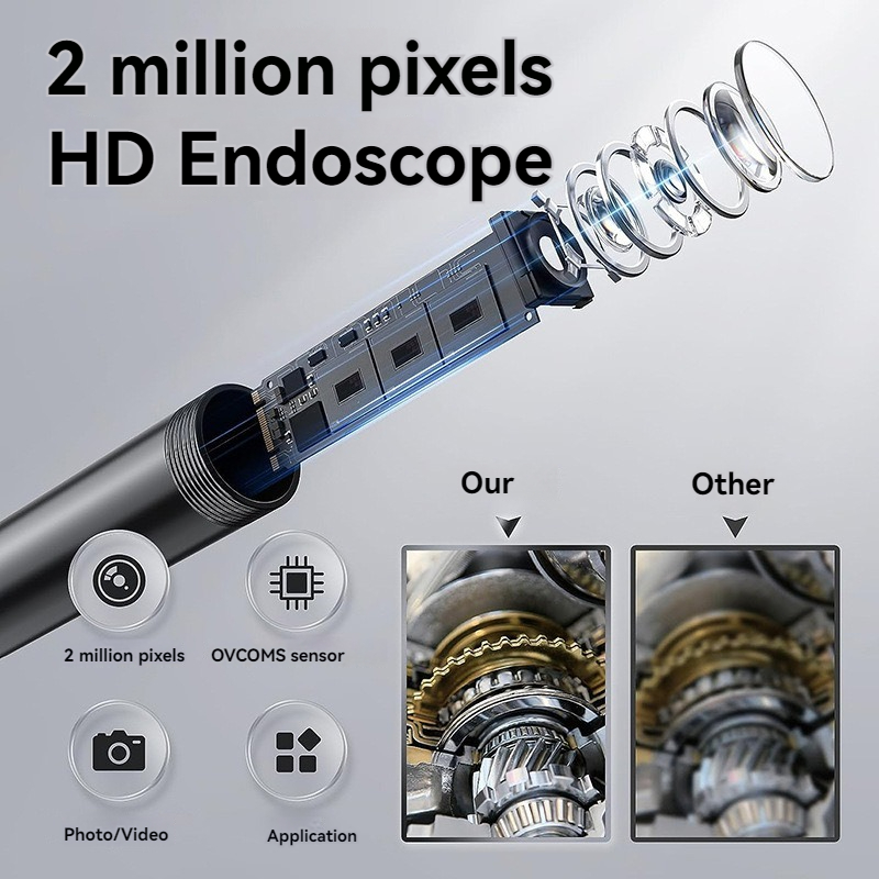 Endoskopi Industri Lensa 8Mm,  - Macro Photography Led Lighting ulasan dan harga