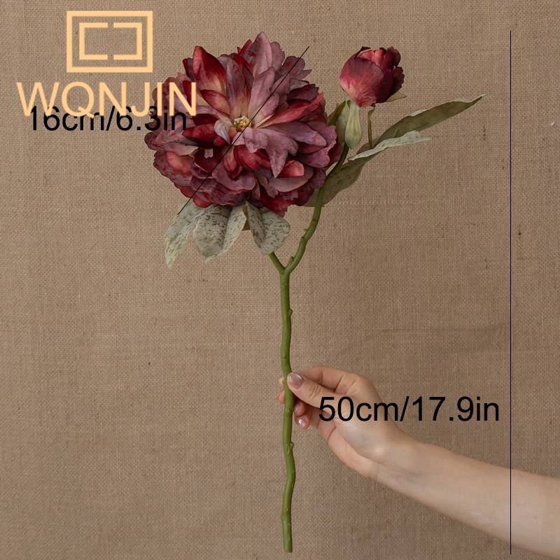 1 Buah Bunga Simulasi Peony Be - Photography Artificial Lighting ulasan dan harga
