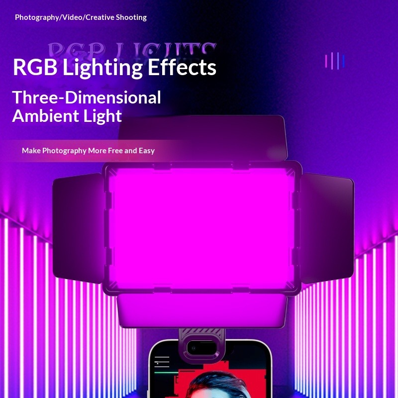Lampu LED diffuser RGB empat h - Photography Lighting For Outdoors ulasan dan harga