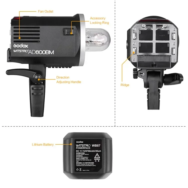 2026 Premium AD600BM 600W Lamp - Photography Lighting For Outdoors ulasan dan harga