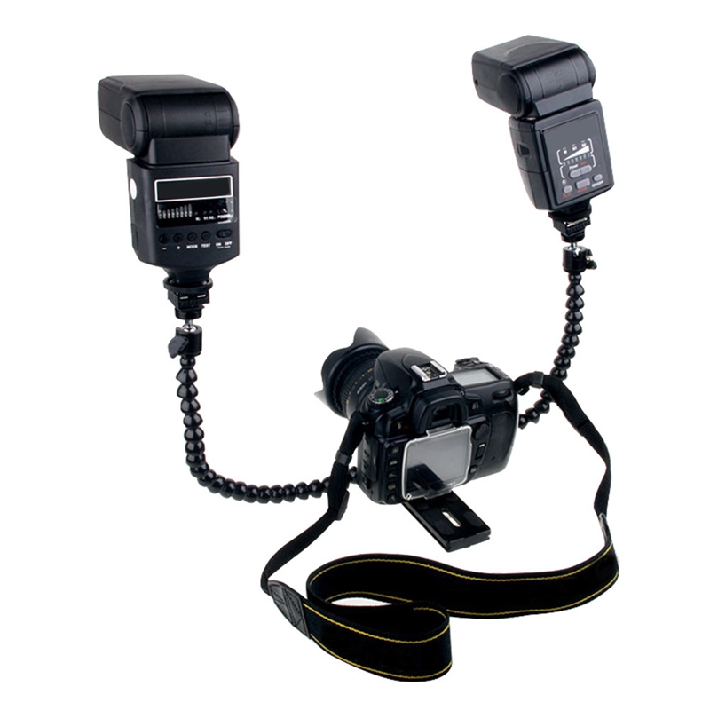 Dudukan braket lampu kilat len - Macro Photography Lighting Kit ulasan dan harga