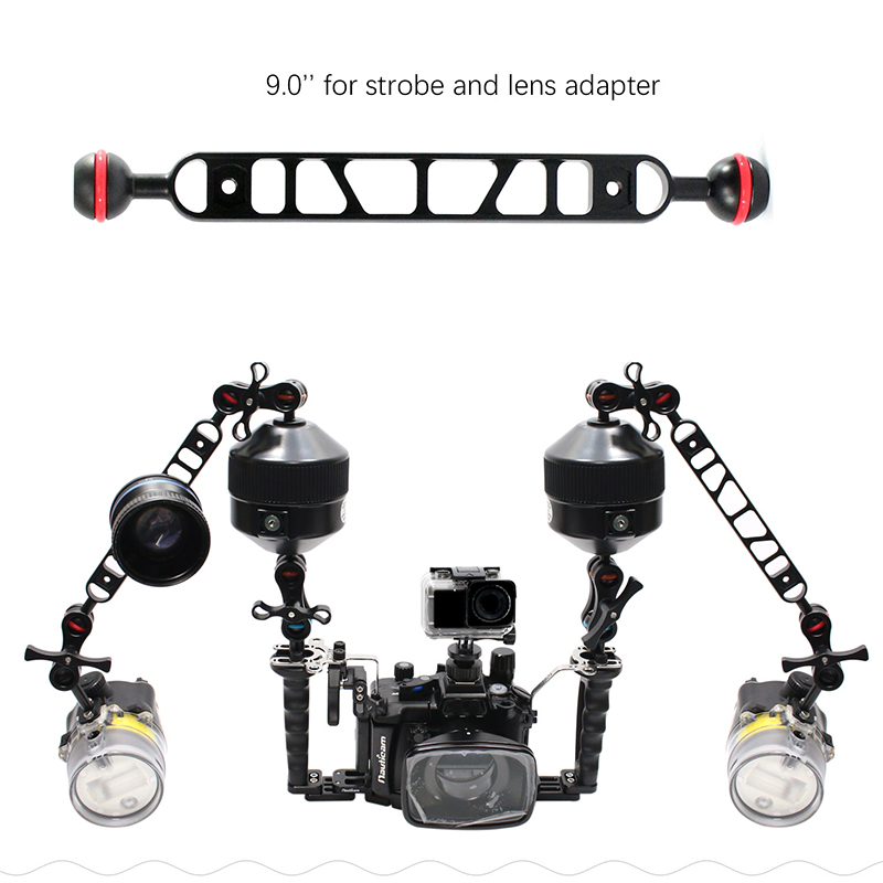 Adaptor Bola Aluminium Nitescu - Photography Lighting Set ulasan dan harga