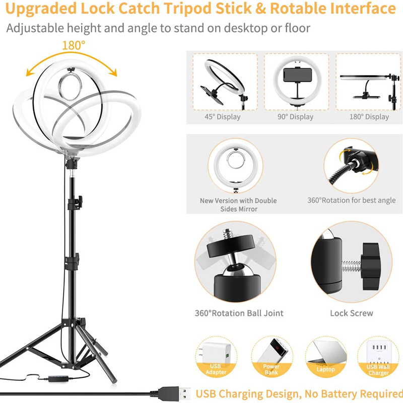 Lampu Video 16/26/33cm Selfie  - Photography Lighting Wand ulasan dan harga