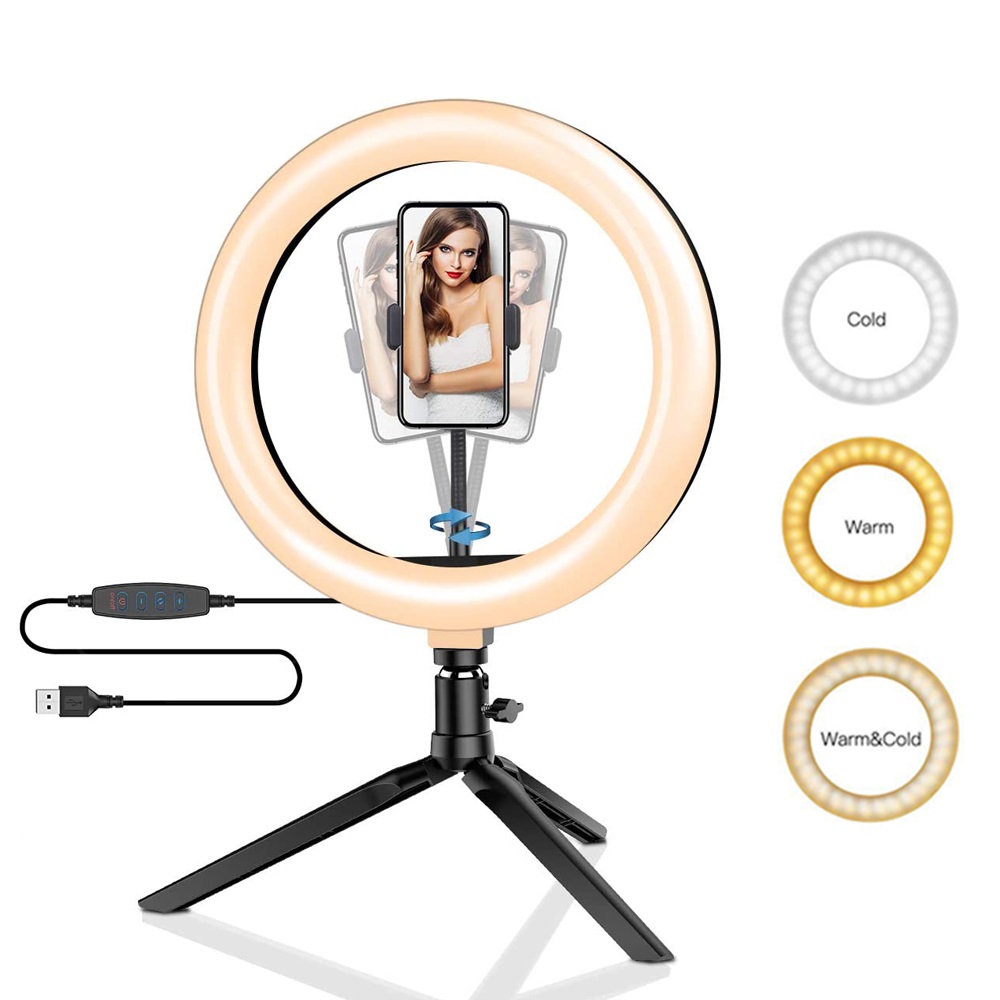 Lampu Ring Led 26cm untuk Trip - Photography Lighting Set ulasan dan harga