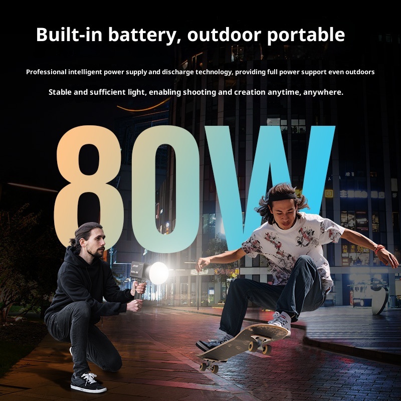 Lampu Video LED COB ZGRL80 80W - Photography Lighting For Outdoors ulasan dan harga