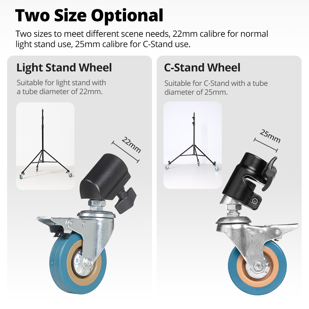 Set Roda Putar C-Stand AMBITFU - Photography Lighting Set ulasan dan harga
