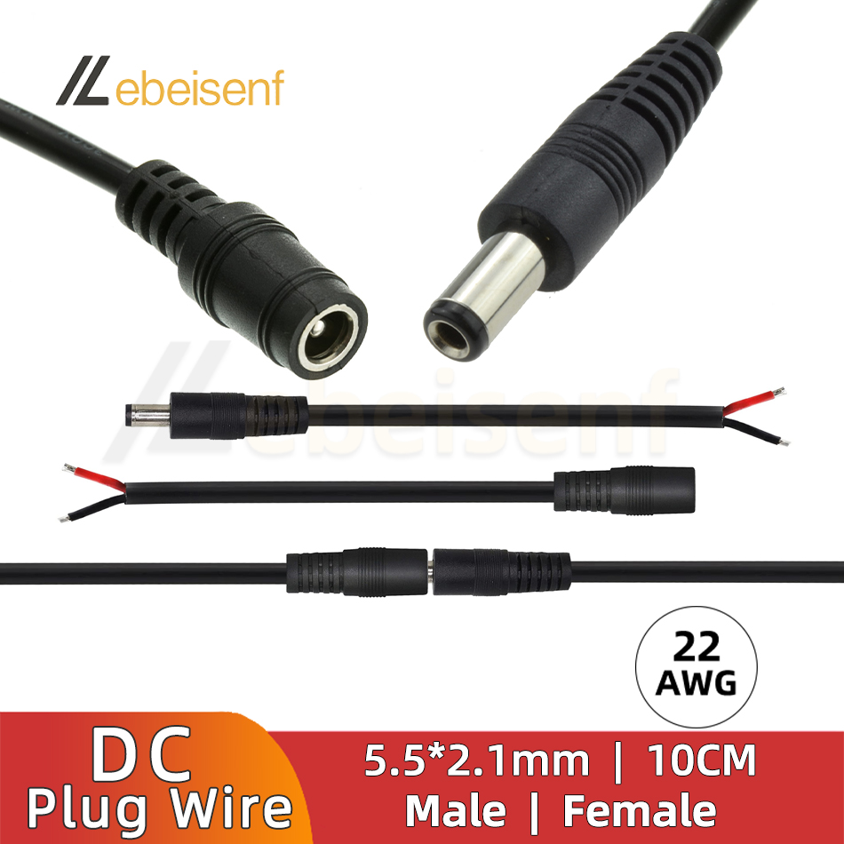 5/10 Buah 5.5X2.1 Plug DC Pria - Photography Led Lighting Kit ulasan dan harga