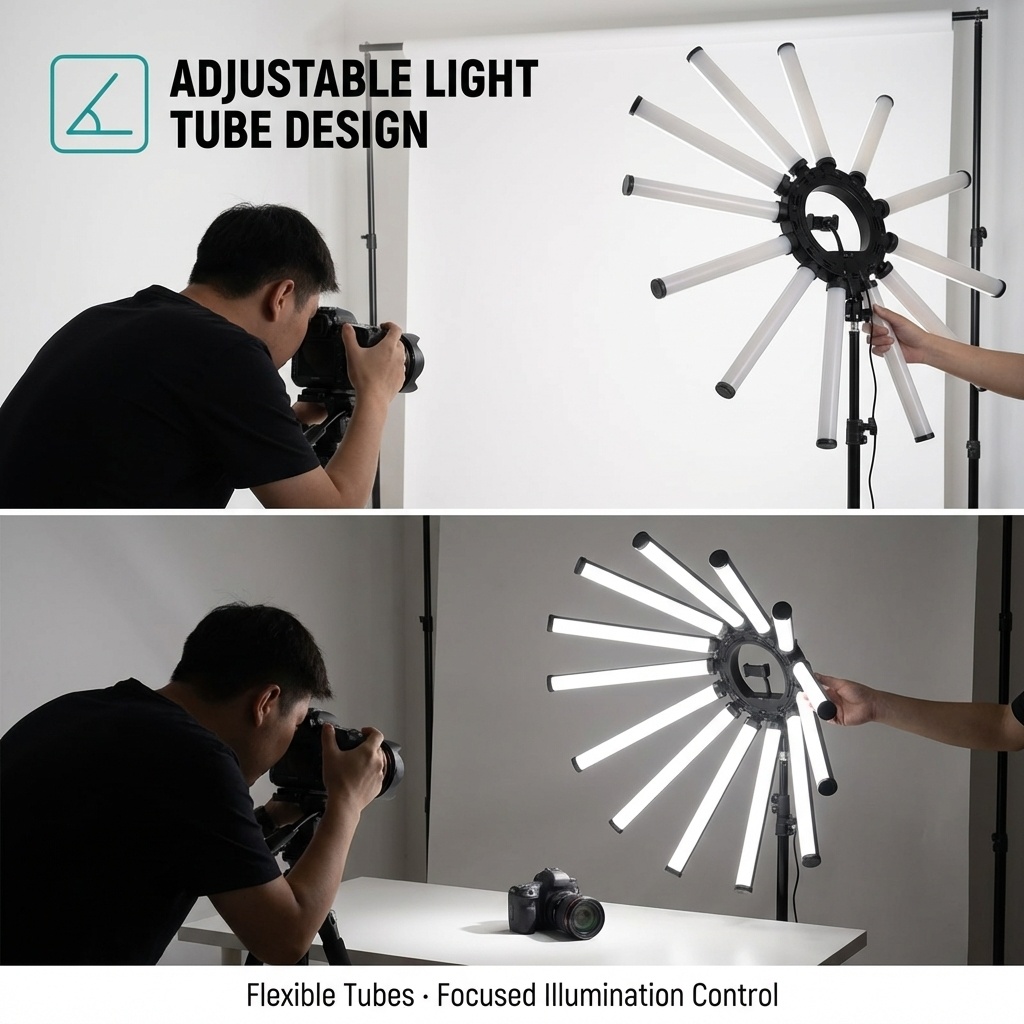 Kit Pencahayaan Fotografi Mult - Photography Led Lighting Kit ulasan dan harga