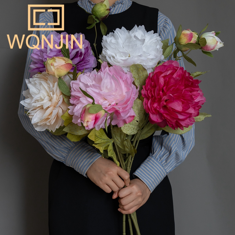 1 Buah Bunga Peony Simulasi Me - Photography Artificial Lighting ulasan dan harga