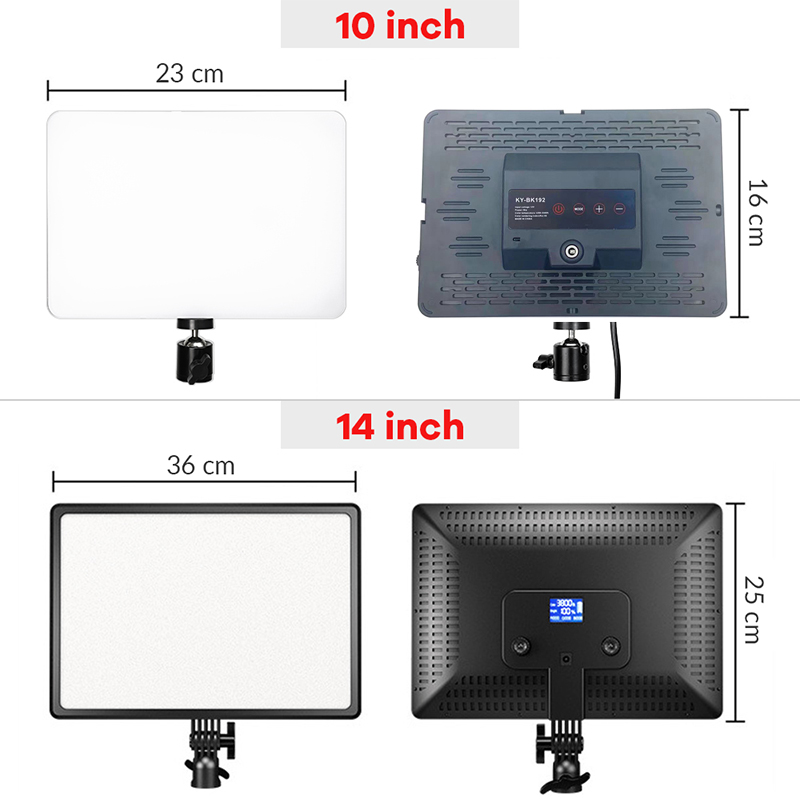 Panel Lampu Video LED 14 Inci  - Photography Lighting Uk ulasan dan harga