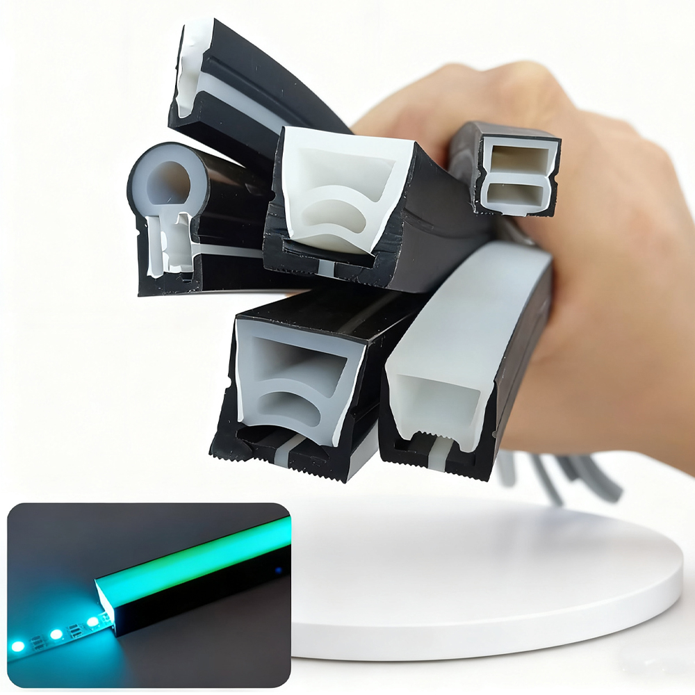 Tabung Silikon Hitam Lampu Neo - Diffusion Material Roll ulasan dan harga