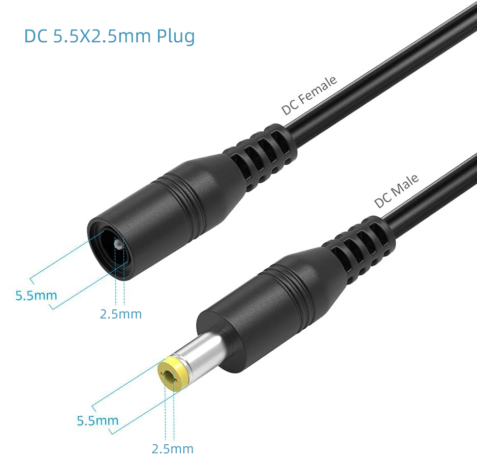 Kabel Steker Konektor Daya DC  - Photography Led Lighting Kit ulasan dan harga