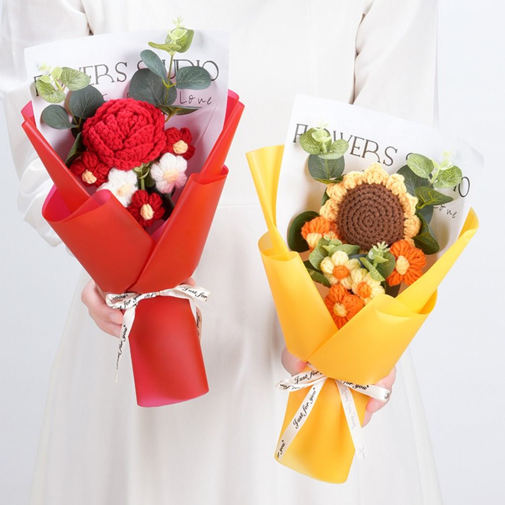 Buket Bunga Rajut Crochet Lamp - Photography Artificial Lighting ulasan dan harga