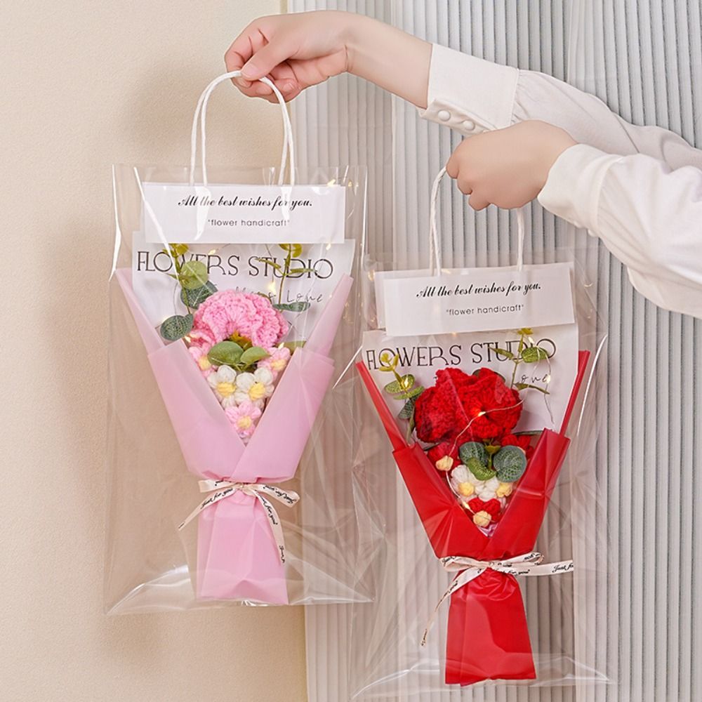 Buket Bunga Rajut Crochet Lamp - Photography Artificial Lighting ulasan dan harga