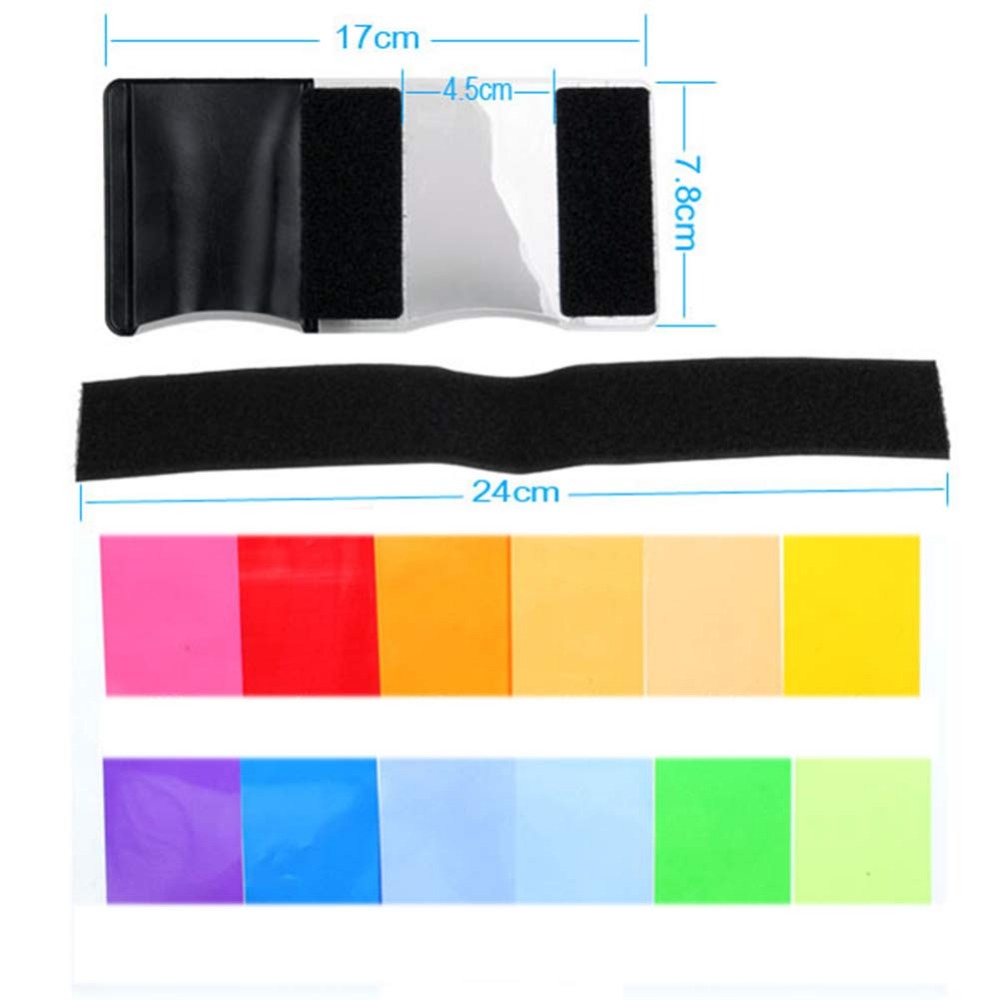 Kit Filter Pencahayaan Gel Fla - Macro Photography Lighting Kit ulasan dan harga