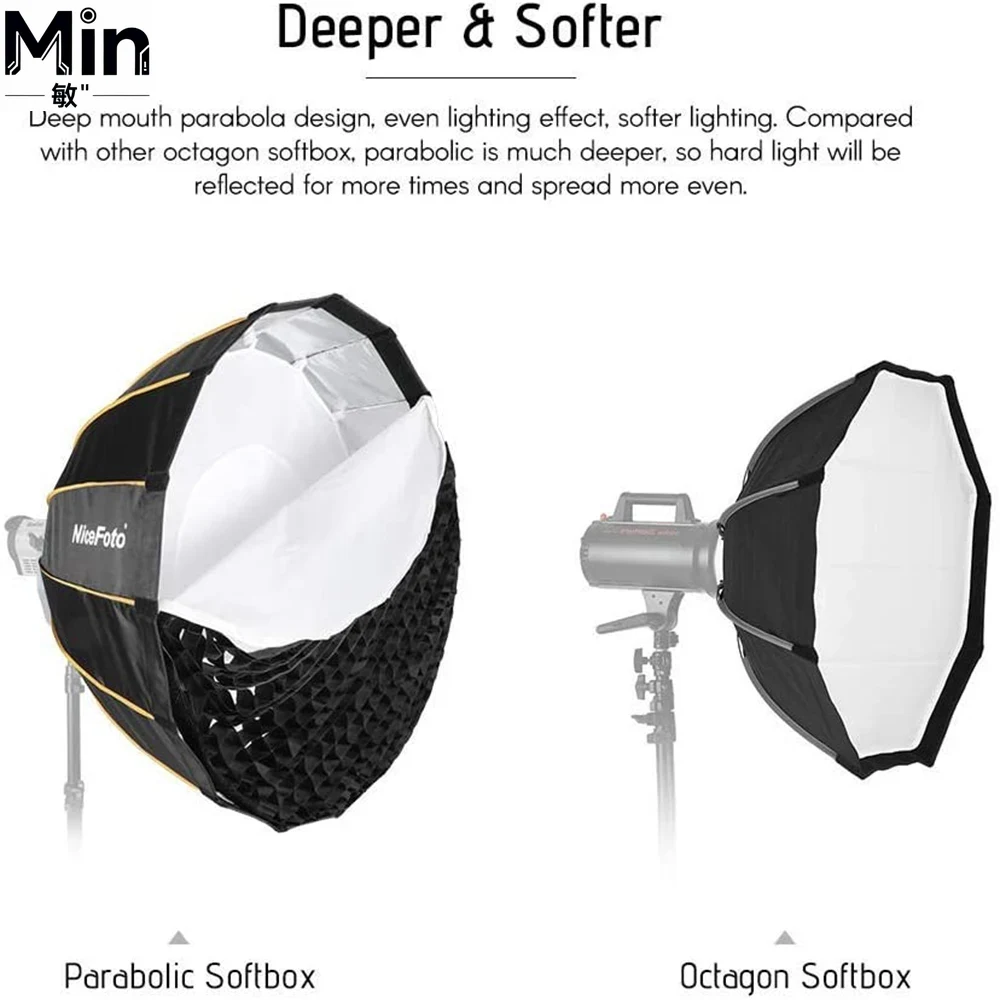 Softbox Payung Parabola Lipat  - Parabolic Umbrella Deep ulasan dan harga