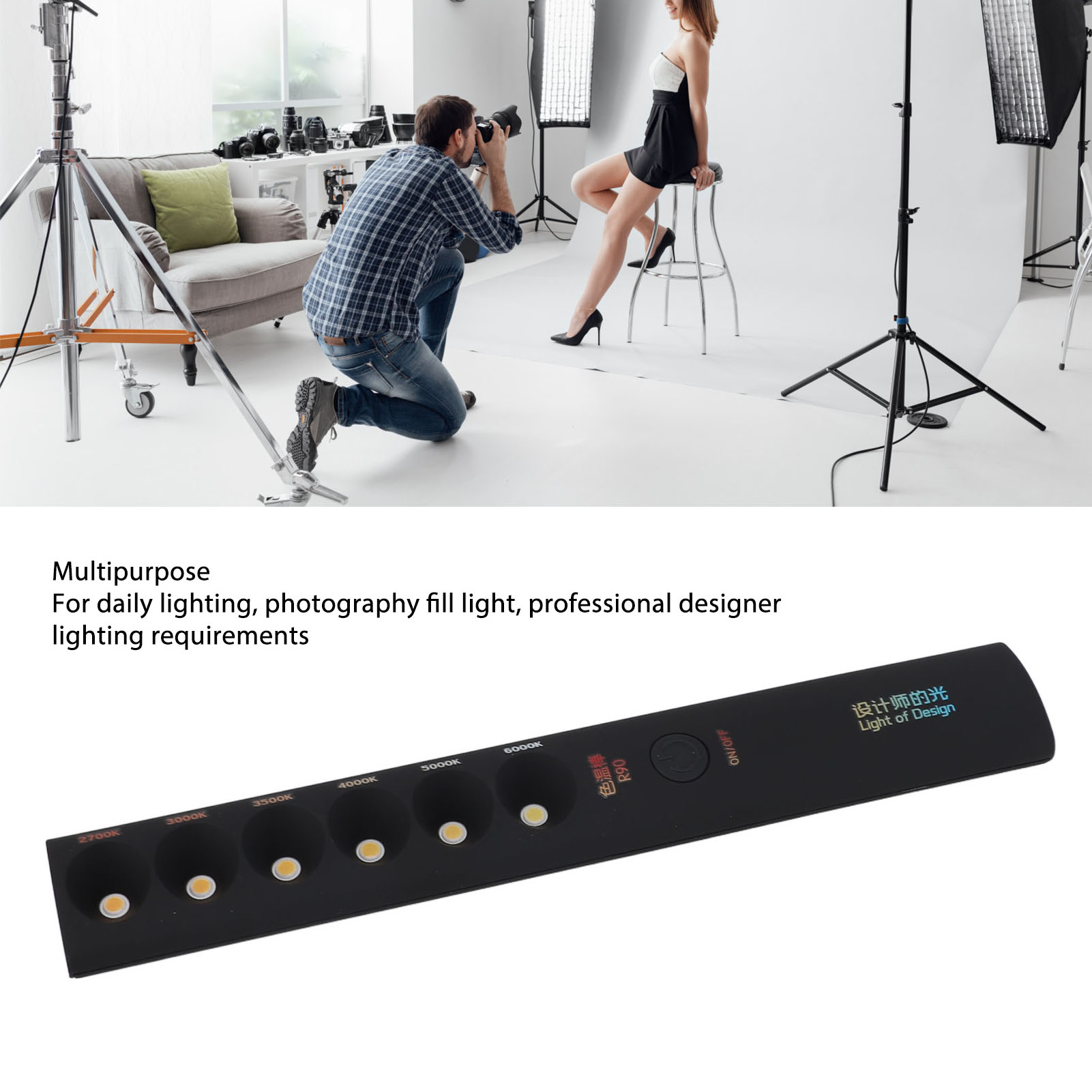 Tongkat Lampu Video Portabel,  - Photography Lighting Wand ulasan dan harga