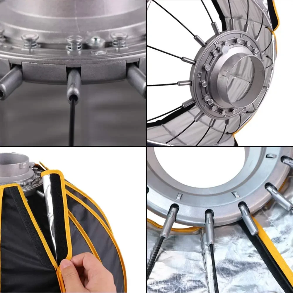 NiceFoto LED 35inch/90cm Softb - Parabolic Umbrella Deep ulasan dan harga