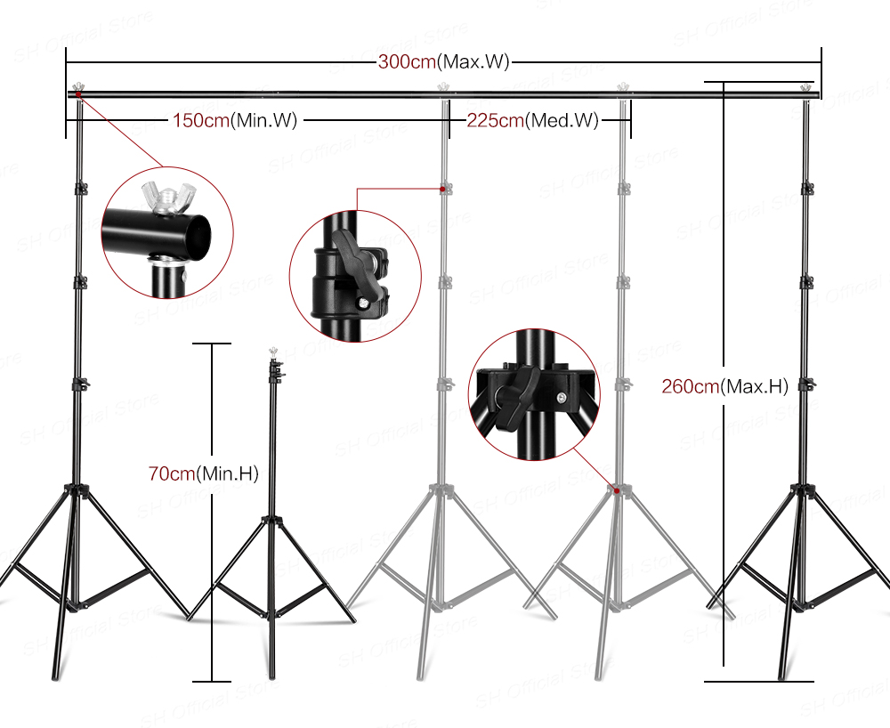 Kit Pencahayaan Softbox Studio - Photography Lighting Set ulasan dan harga